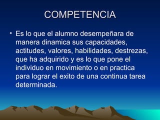COMPETENCIA ,[object Object]