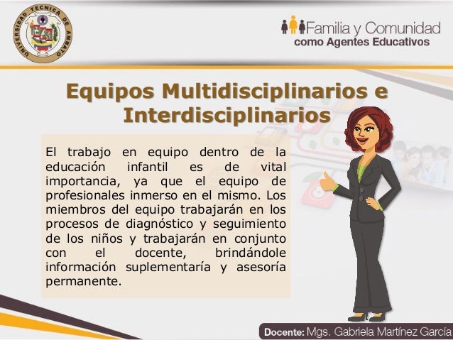 Unidad 7: Equipos multi e interdisciplinarios y evaluación de práctic…