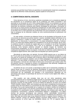 Mercè Gisbert, Juan González y Francesc Esteve RIITE, Núm. 0 (2016), 74-83
~ 78 ~
versiones que permitan hacer frente con ...