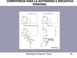 COMPETENCIA PARA LA AUTONOMÍA E INICIATIVA PERSONAL  