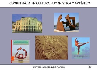COMPETENCIA EN CULTURA HUMANÍSTICA Y ARTÍSTICA 