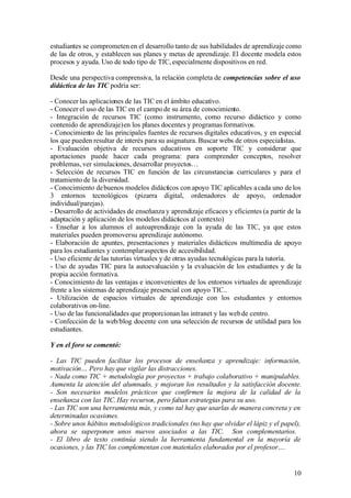 Competencias Digitales De Los Docentes