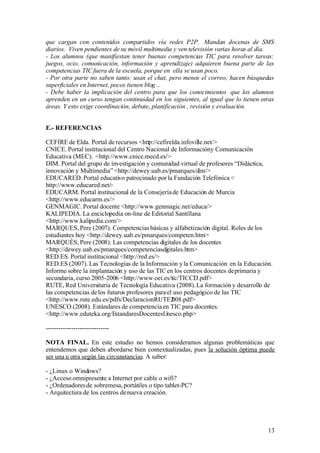 Competencias Digitales De Los Docentes