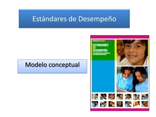 Estándares de Desempeño

Modelo conceptual

 