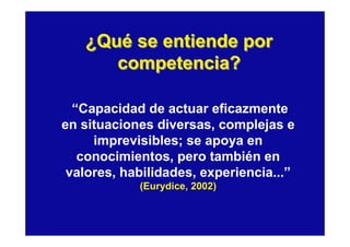 Cómo enseñar competencias