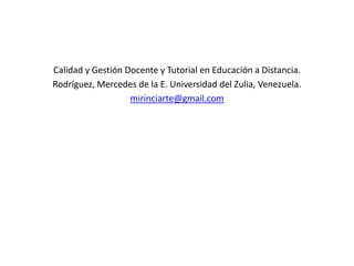 Competencias Docentes