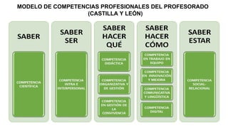 MODELO DE COMPETENCIAS PROFESIONALES DEL PROFESORADO
(CASTILLA Y LEÓN)
 