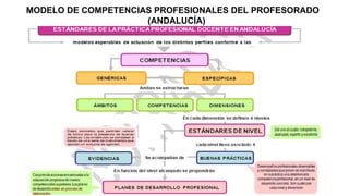MODELO DE COMPETENCIAS PROFESIONALES DEL PROFESORADO
(ANDALUCÍA)
 