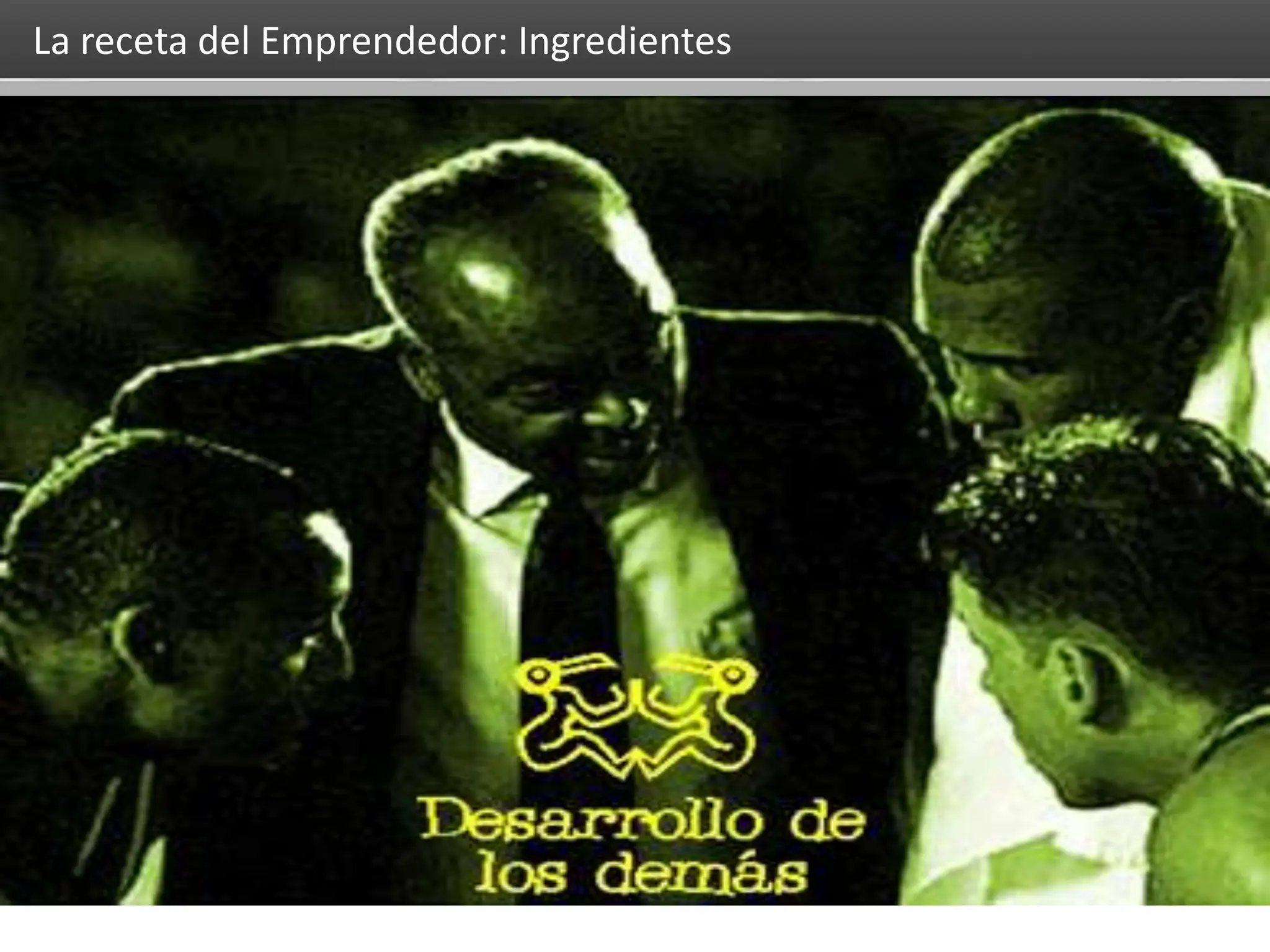 HERRAMIENTAS CREATIVAS PARA OPTIMIZAR TU ESTRATEGIA DE MARKETING
CREA
Proyecto: Máster de Marketing Internacional
Fecha: 26 de julio de 2011 PAG 23
PAG 23
Foro virtual II
Fecha: Zaragoza, 16 de mayo de 2012
“COMPETENCIAS EMPRENDEDORAS: ¿CUALIDADES INNATAS O
ENTRENAMIENTO PROGRAMADO?”
La receta del Emprendedor: Ingredientes
 