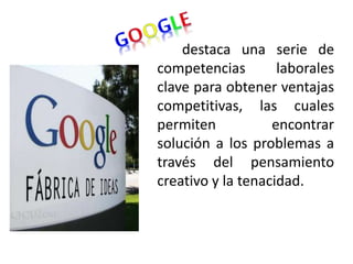 Mediante el Proyecto Avanza de la Fundación
Omar Dengo de Costa Rica se desarrollaron un
marco de competencias claves en e...