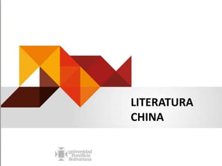 LITERATURA
CHINA
 