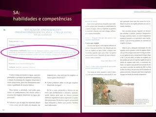 SA:
habilidades e competências
 