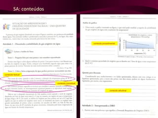 SA: conteúdos conteúdo factual  conteúdo conceitual  conteúdo procedimental  conteúdo atitudinal  