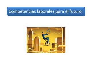 Competencias laborales para el futuro
 