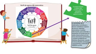Perfil de egreso de matemática
 