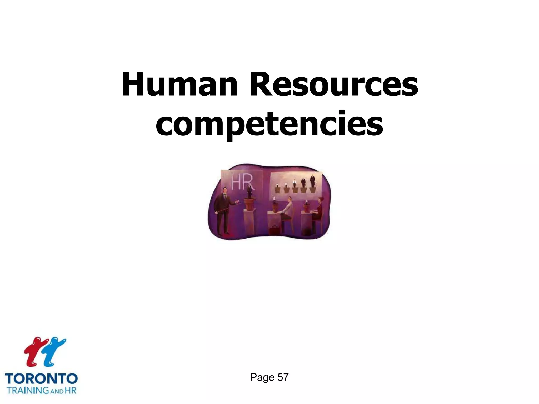 Human Resources
 competencies




      Page 57
 