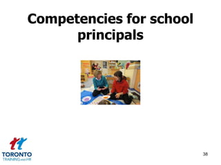 Competencies for school 
principals 
38 
 