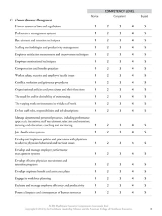 Competencies assessment tools 2013 booklet | PDF