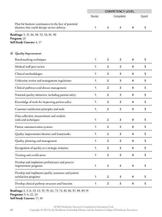 Competencies assessment tools 2013 booklet