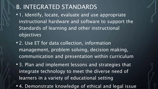 Competencies of integrating technology and pedagogy in varying | PPTX