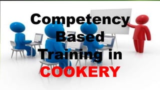 Competency
Based
Training in
COOKERY
 