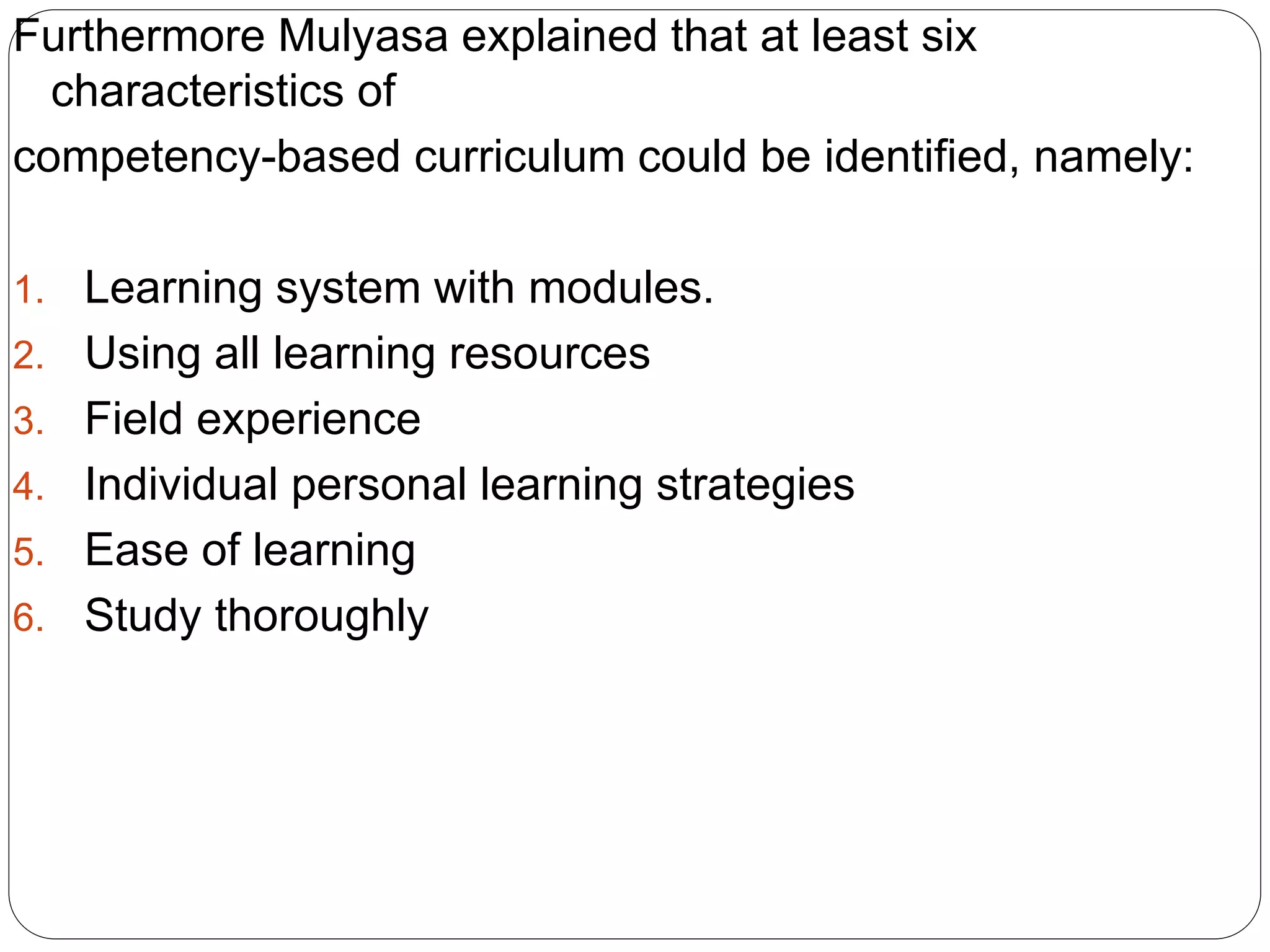 Competency based curriculum | PPTX | Professional School | Postgraduate ...