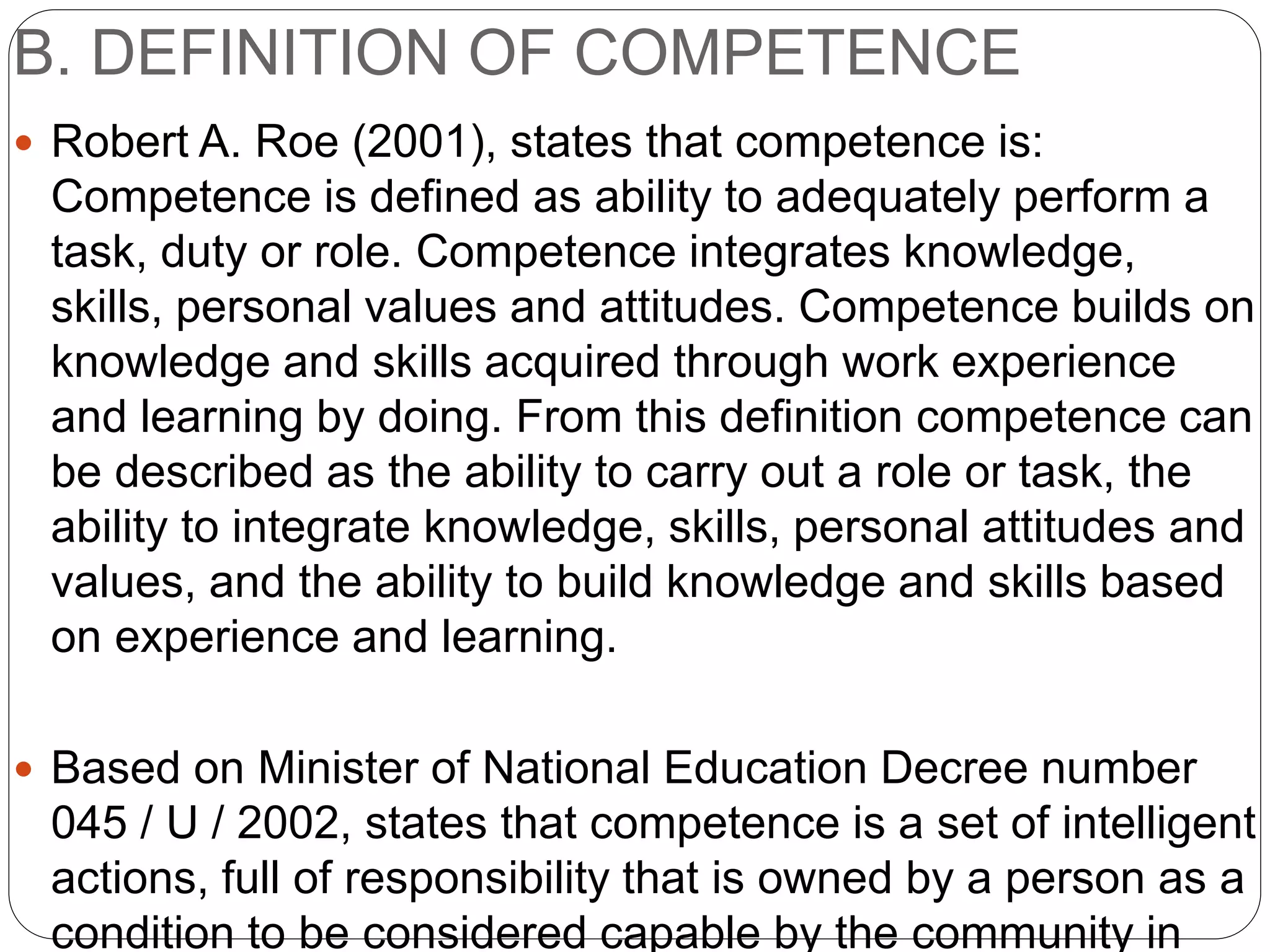 Competency based curriculum | PPTX
