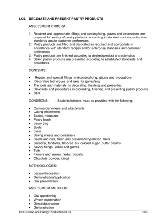 Competency based curriculum-bread | DOC