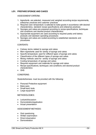 Competency based curriculum-bread | DOC