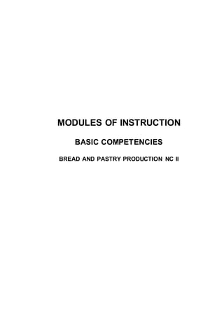 Competency based curriculum-bread | DOC