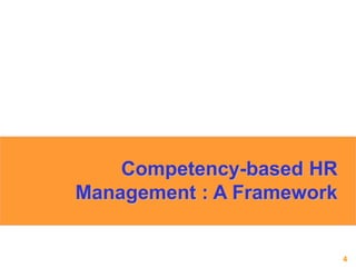 4www.exploreHR.org
Competency-based HR
Management : A Framework
 
