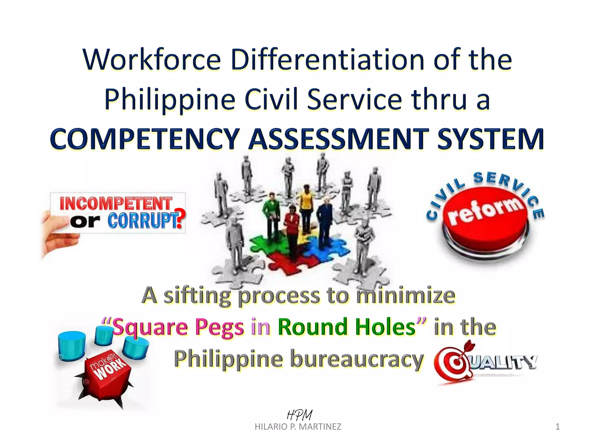 Competency Assessment System for the Philippine Civil Service | PDF