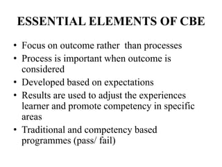 COMPETENCY BASED EDUCATION | PPTX
