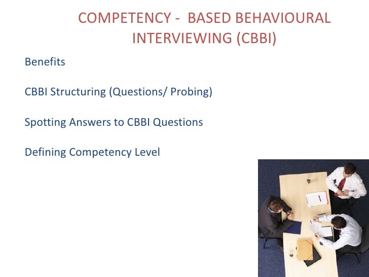 behavioural based interviewing