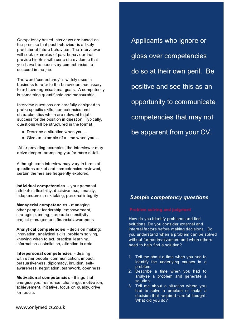 situation based interview