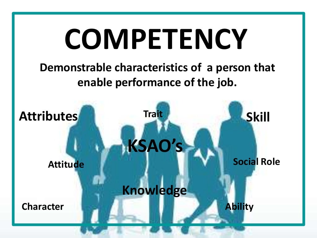 Competency based job analysis