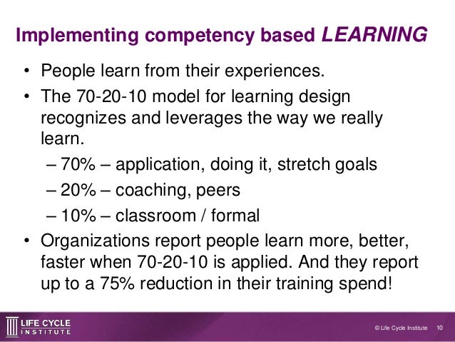 Competency Based Learning