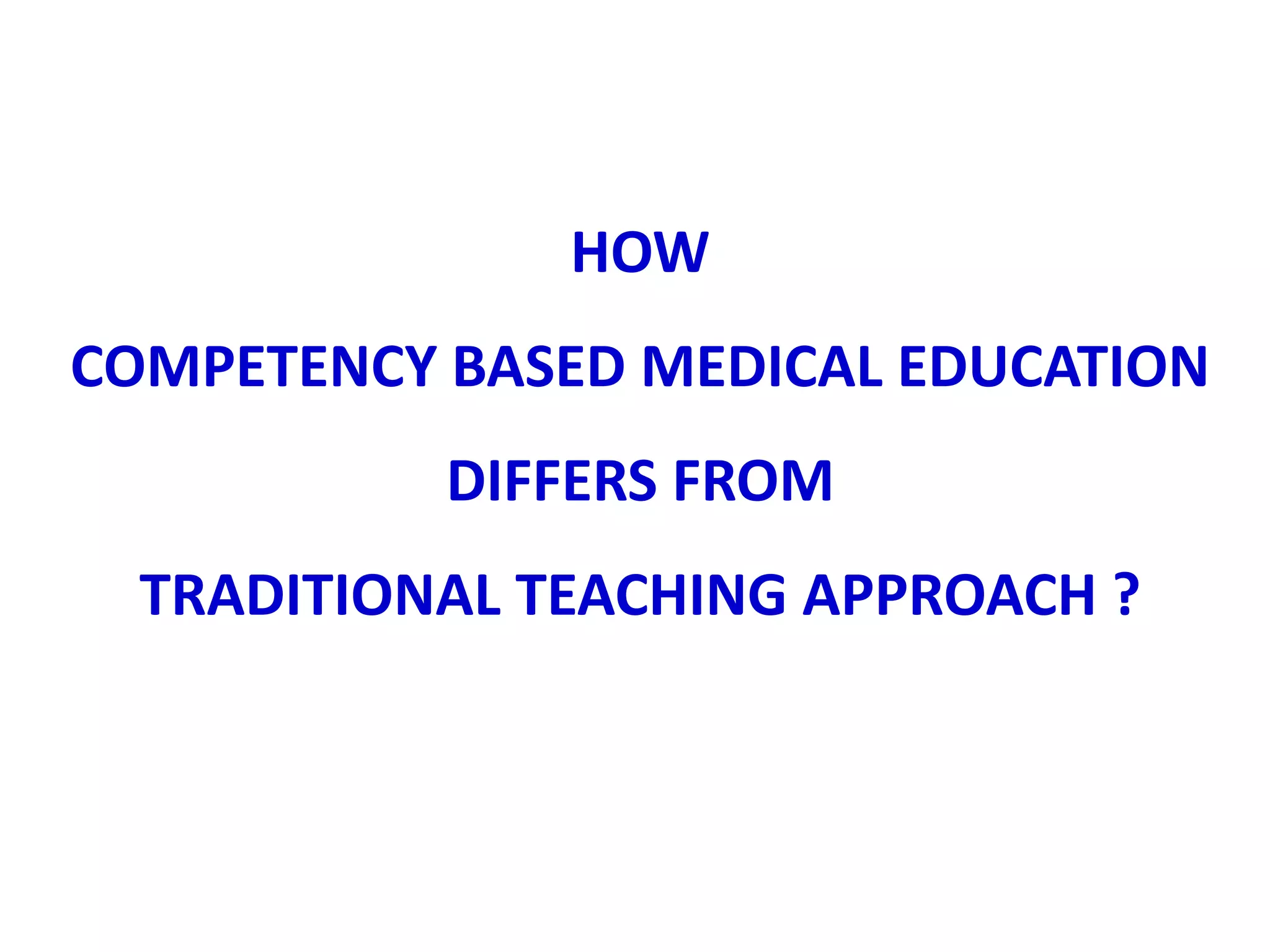 Competency based medical education | PPTX