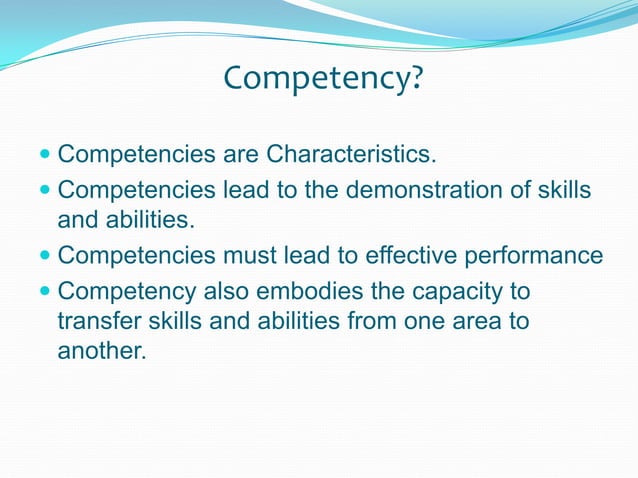 Competency Based Selection System Pub | PPT