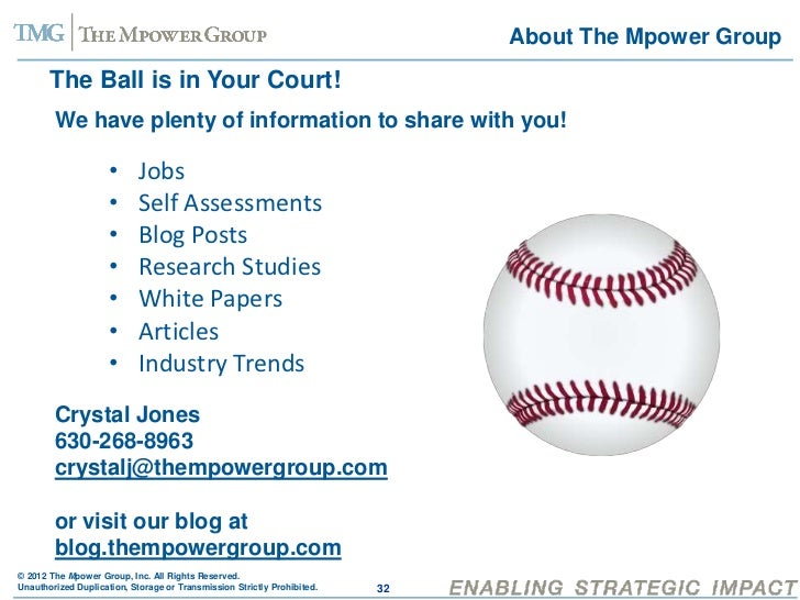 Take Me Out to the Ball Game Competency Based Talent Management