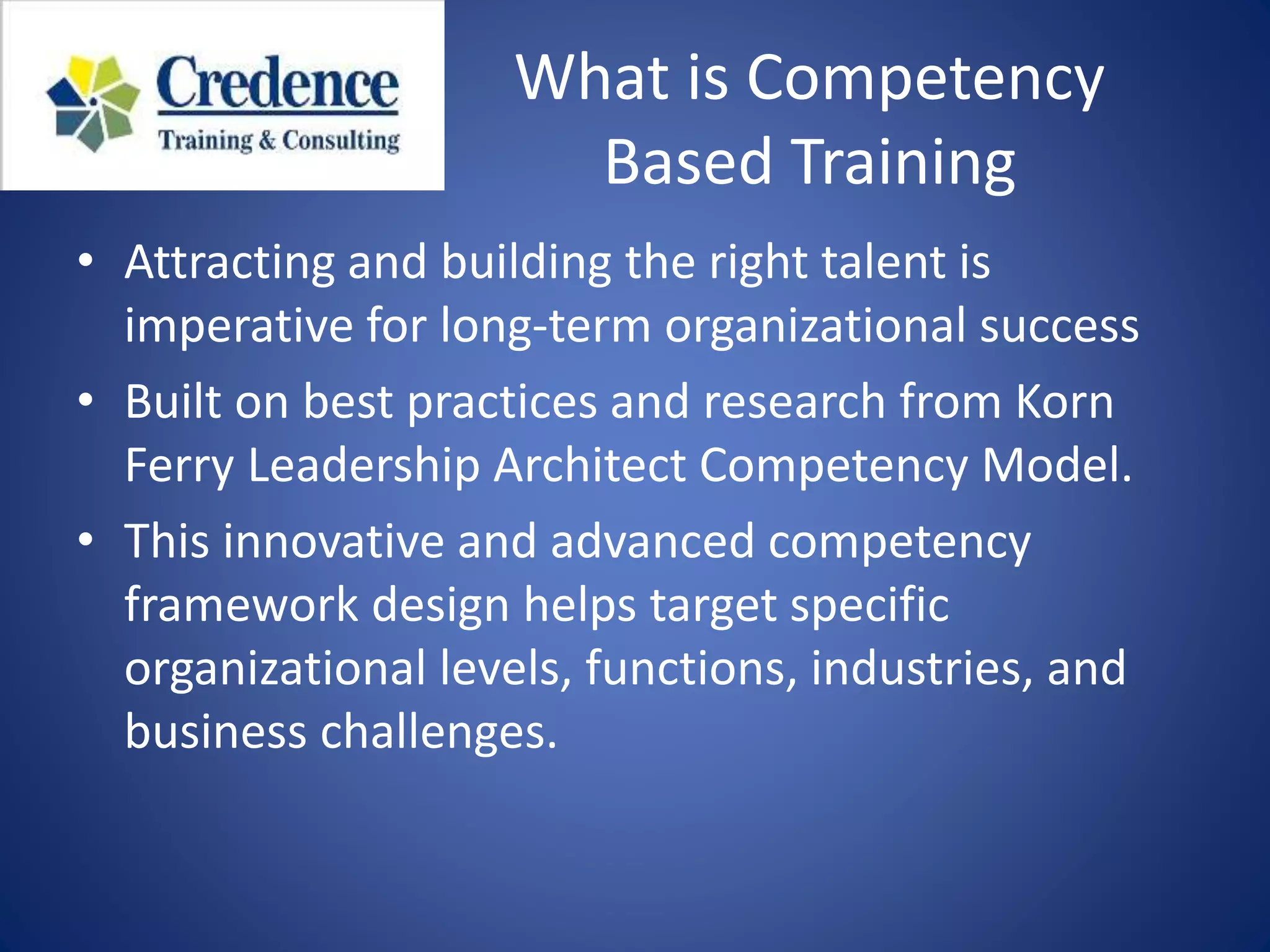 Competency Based Application Competency based 360° Training Model | PPSX