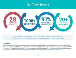 CompetencyCore Job Description Software | PDF
