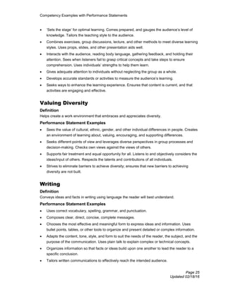 Competency Questionnaire | PDF