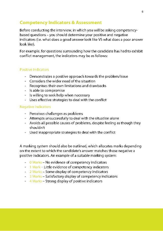 Your Guide to CompetencyBased Questions