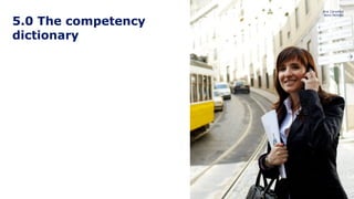 5.0 The competency
dictionary
Present
ation
title
Slide
No 27
Date
Ana Carvalhol
Novo Nordisk
 
