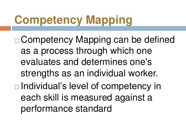 Competency mapping ppt
