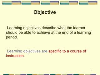 Competency and objectives in medical education technology | PPT