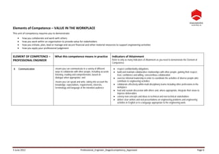 Stage 2 Competency Assessment Report | PDF
