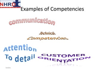Examples of Competencies NHRDN 