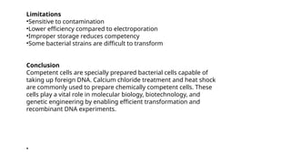 Comprehensive Guide to Preparing and Using Competent Cells in Molecular ...